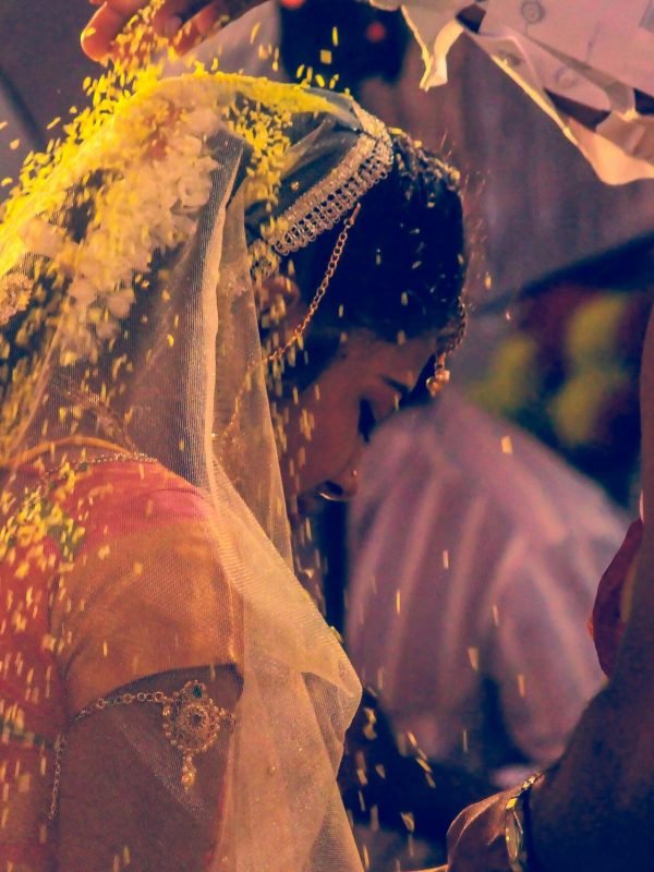 Colorful wedding ceremony highlighting traditional rituals in Wadgaon, India.